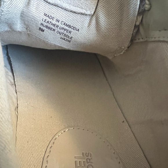 Michael Kors Women's Embellished Snake Embossed Leather Sneaker Shoes - Picture 15 of 15